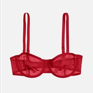 NWT Cuup Balconette Red Bra